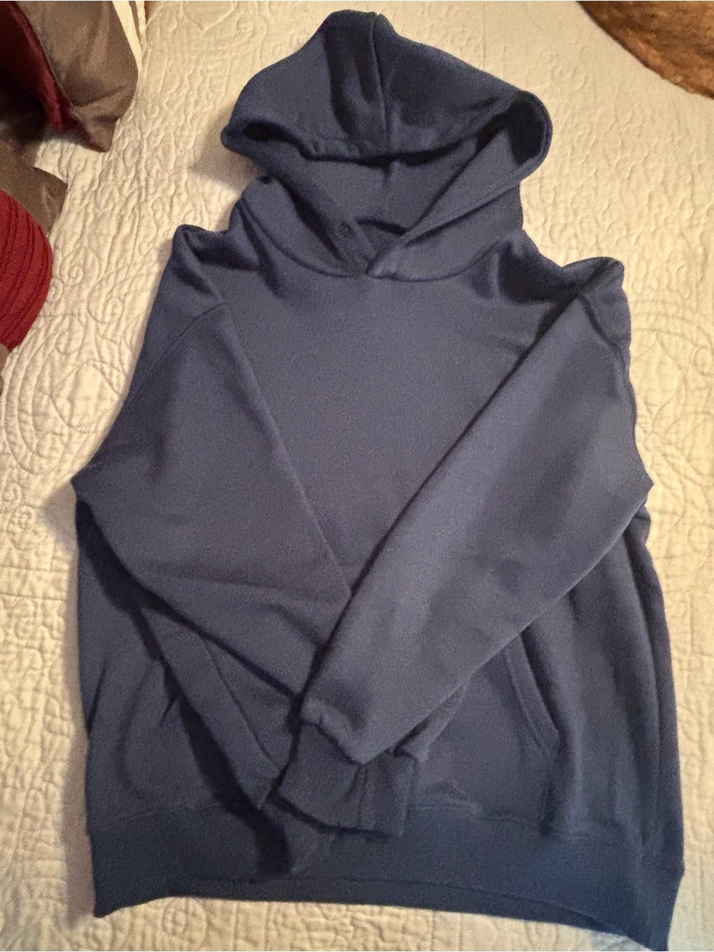 Classic Solid Hoodie in Navy Blue